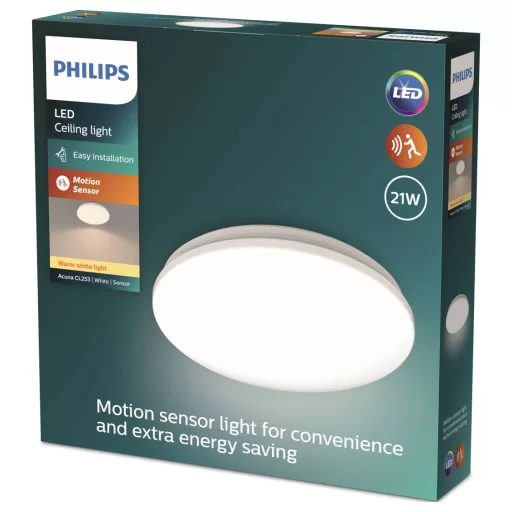 Philips 8720169296022 Acuna LED-es mennyezeti lámpa LED 21 W Fehér