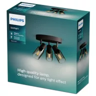   Philips Palms 8720169299351 Mennyezeti fényszóró E14 Fekete