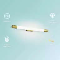   Philips Rover 8720169299399 LED-es fürdőszobai mennyezeti lámpa 10 W Melegfehér Arany