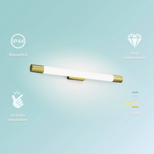 Philips Rover 8720169299399 LED-es fürdőszobai mennyezeti lámpa 10 W Melegfehér Arany