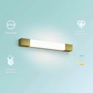   Philips Rover 8720169299498 LED-es fürdőszobai mennyezeti lámpa 5 W Melegfehér Arany