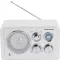 Denver TR-63W Asztali rádió AM, FM AUX Fehér