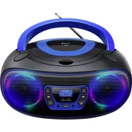   Denver TDB-212BU CD-s rádió DAB+, DAB, FM AUX, USB, Bluetooth®, CD Fekete, Kék