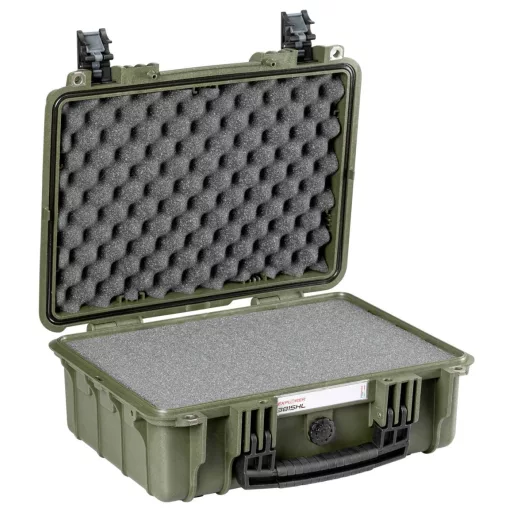 Explorer Cases Outdoor bőrönd 3815HL.G green with pick & pluck foam (Sz x Ma x Mé) 38 x 27 x 16 cm Olivazöld 3815HL.G