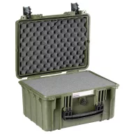   Explorer Cases Outdoor bőrönd 3823HL.G green with pick & pluck foam (Sz x Ma x Mé) 38 x 27 x 23 cm Olivazöld 3823HL.G