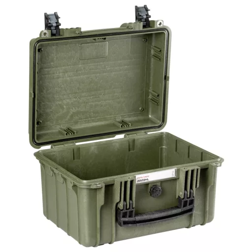Explorer Cases Outdoor bőrönd 3823HL.G green with pick & pluck foam (Sz x Ma x Mé) 38 x 27 x 23 cm Olivazöld 3823HL.G