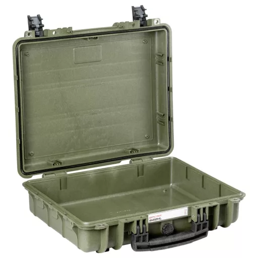 Explorer Cases Outdoor bőrönd 4412HL.G green with pick & pluck foam (Sz x Ma x Mé) 45 x 35 x 13 cm Olivazöld 4412HL.G