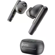   HP Poly Voyager Free 60+ In Ear headset Bluetooth® Stereo Fekete Noise Cancelling Headset, Indukció, Töltőtok, Mikrofon némítás, Hangerő szabályozás Számítógép