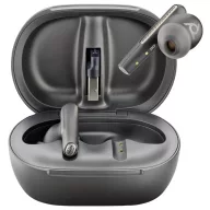  HP Poly Voyager Free 60+ In Ear headset Bluetooth® Stereo Fekete Noise Cancelling Headset, Indukció, Töltőtok, Mikrofon némítás, Hangerő szabályozás Számítógép