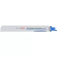   Bosch Accessories 2608658994 PRO Közepes vastagságú fém precíz S1137BEF lap, 1,1 x 25 x 225 mm, 5 db. 5 db