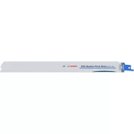   Bosch Accessories 2608658996 PRO Közepes vastagságú fém precíz S1237BEF lap, 1,1 x 25 x 300 mm, 5 db. 5 db