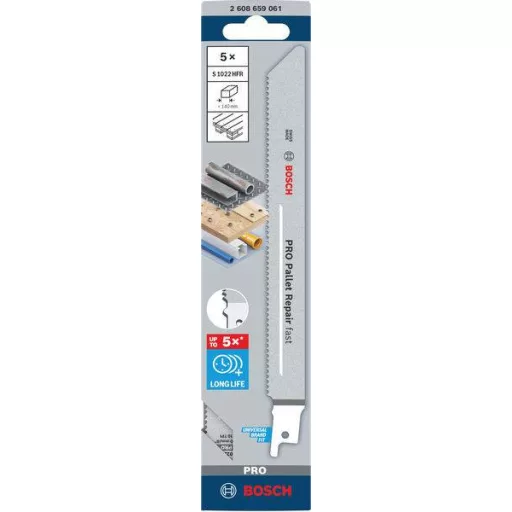 Bosch Accessories 2608659061 PRO Pallet Repair gyors S1022HFR lap, 0,9 x 19 x 200 mm 5 db