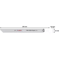   Bosch Accessories 2608659064 PRO Pallet Repair gyors S1122HFR lap, 0,9 x 19 x 225 mm 5 db