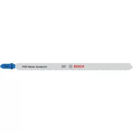   Bosch Accessories 2608655114 PRO Metal Sandwich T718BF szúrófűrészlap, 180 mm, 5 db. 5 db