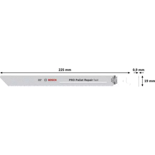 Bosch Accessories 2608659065 PRO Pallet Repair gyors S1122HFR lap, 0,9 x 19 x 225 mm 100 db