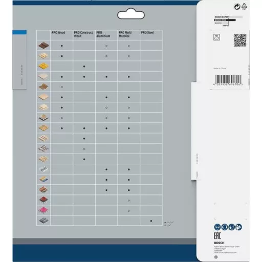 Bosch Accessories 2608844867 2608844867 Körfűrészlap Fogak száma (collonként): 52 1 db
