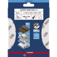   Bosch Accessories 2608902431 2608902431 Csiszolólap Szemcsézet 120, 180, 240, 320 1 db