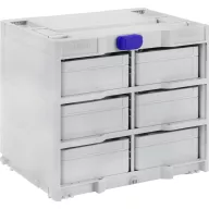   Tanos Systainer³ Rack/6 M 337 83000878 Szállító doboz ABS műanyag (Sz x Ma x Mé) 396 x 330 x 296 mm