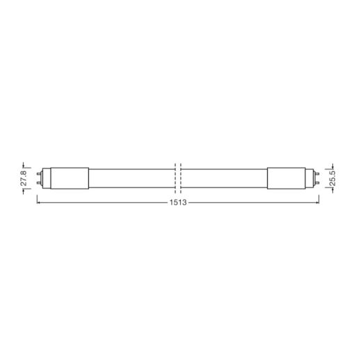 LEDVANCE LED csövek EEK: D (A - G) G13 Cső forma T8 23 W = 58 W Semleges fehér (Ø x Ma) 27.8 mm x 27.8 mm 1 db