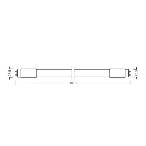 LEDVANCE LED csövek EEK: C (A - G) G13 Cső forma T8 23 W = 58 W Hidegfehér (Ø x Ma) 27.8 mm x 27.8 mm 1 db