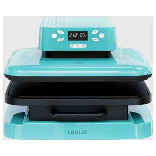Loklik Auto Heat Press Hőprés Türkiz