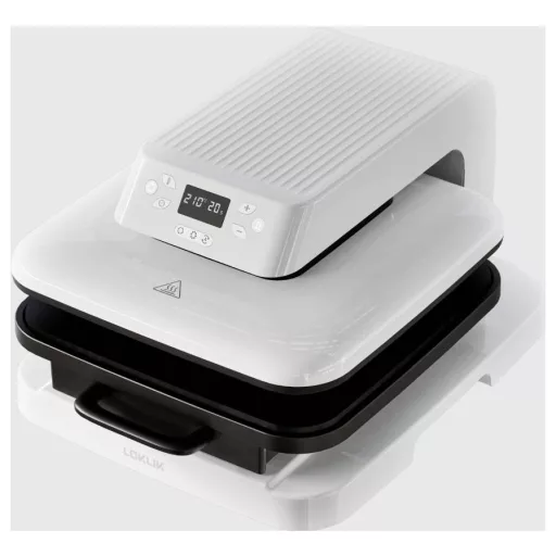 Loklik Auto Heat Press Hőprés Fehér