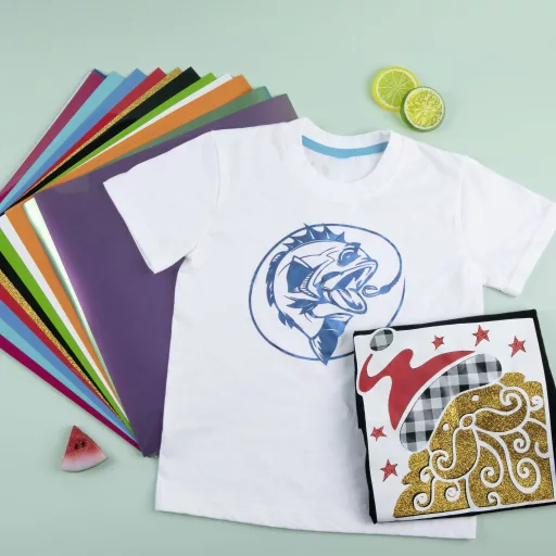 Loklik Heat Transfer Vinyl Material Bundle Alkotó készlet