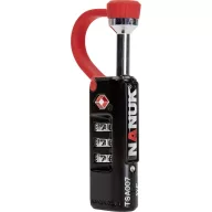   NANUK 900-TSA LOCK NANUK Függő lakat TSA Fekete/piros Számkódos zár