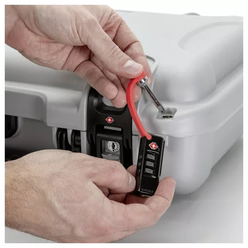 NANUK 900-TSA LOCK NANUK Függő lakat TSA Fekete/piros Számkódos zár