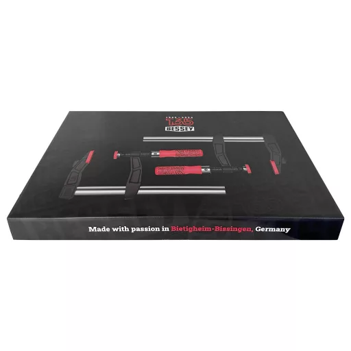 Jubileumi szett 2x temperöntvény bilincs TGA25SET-135 Bessey TGA25SET-135 Szorítási szélesség (max.):250 mm Visszavonás:120 mm