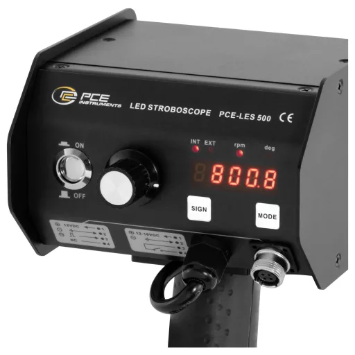 PCE Instruments LED-es stroboszkóp LED-ek száma:28 db Hidegfehér