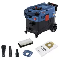   Bosch Professional GAS 12-40 MA 06019M0120 Nedves-/száraz porszívó 1200 W 40 l Automatikus szűrő tisztítás, M minősítésű porszívó osztály