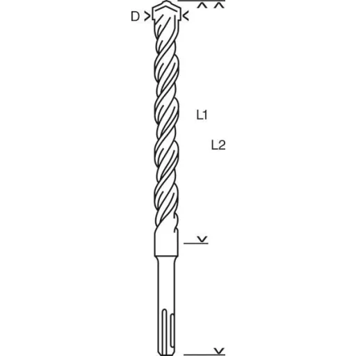 Bosch Accessories 2608831118 Kalapácsfúró 10 db