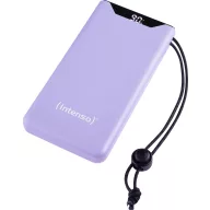   Intenso F10000 Powerbank 10000 mAh Quick Charge, Power Delivery LiPo USB-A, USB-C® Lila állapotjelző