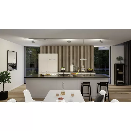 Paulmann 95670 Nagyfeszültségű sínes rendszer elemek Betápláló Króm (matt)