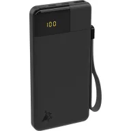   Aqiila Powerbird B10B Powerbank 10000 mAh LiPo USB-A, USB-C® Fekete