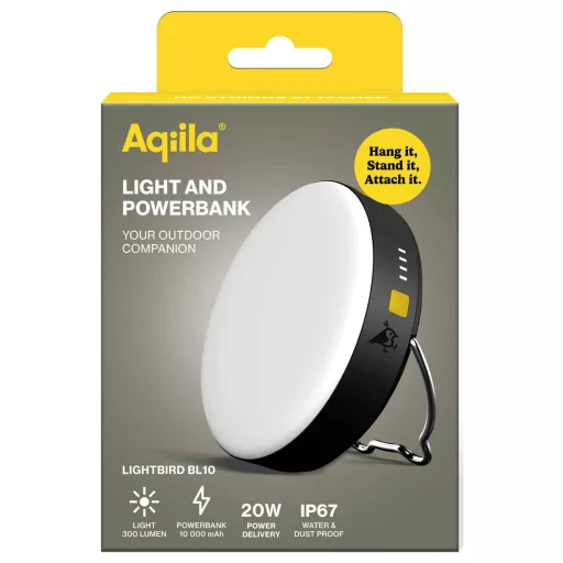 Aqiila AQPBPBIBL1SG980 Lightbird BL10 LED Kemping lámpa 300 lm Akkuról üzemeltetett 278 g