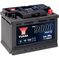   Yuasa AGM Start Stop Plus Autó akku 12 V 60 Ah Pólustípus: T1