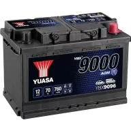   Yuasa AGM Start Stop Plus Autó akku 12 V 70 Ah Pólustípus: T1