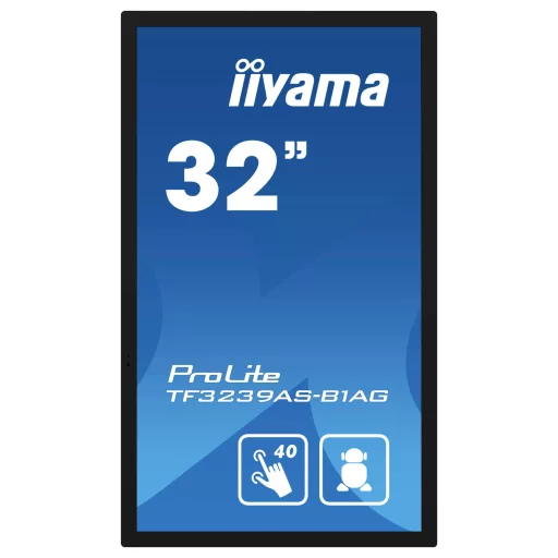 Iiyama 32 Bonded PCAP Anti-glare Bezel Free 40 Digital Signage kijelző EEK: F (A - G) 80 cm 31.5 coll 1920 x 1080 Pixel 24/7
