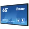 Iiyama 65 Bonded PCAP Anti-glare Bezel Free 40 Digital Signage kijelző EEK: F (A - G) 163.9 cm 64.5 coll 3840 x 2160 Pixel 24/7