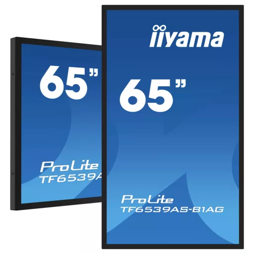 Iiyama 65 Bonded PCAP Anti-glare Bezel Free 40 Digital Signage kijelző EEK: F (A - G) 163.9 cm 64.5 coll 3840 x 2160 Pixel 24/7