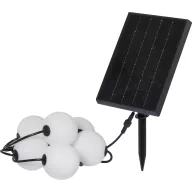   Sygonix SY-6662320 Napelemes fényfüzér 2.4 W Fehér, Fekete