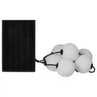   Sygonix SY-6662320 Napelemes fényfüzér 2.4 W Fehér, Fekete