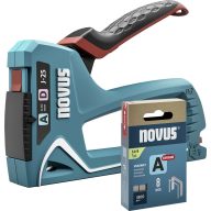   Novus Tools J-25 030-0459 Kézi tűzőgép Kapocs típus 53-as típus, 53F típus, 37-es típus, 11-es típus Kapocs hosszúság 4 - 10 mm