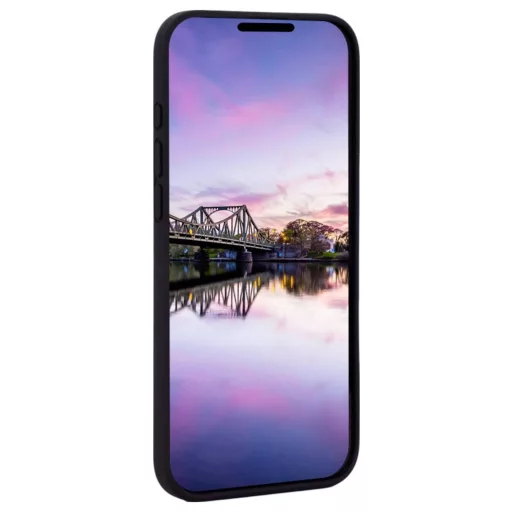 JT Berlin SilikonCase Steglitz Hátlap Apple iPhone 16 Fekete Induktív töltés, MagSafe kompatibilis 11070