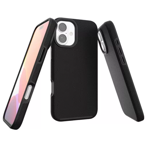 JT Berlin BackCase Pankow Solid Hátlap Apple iPhone 16 Fekete MagSafe kompatibilis, Induktív töltés, Ütésálló 11079