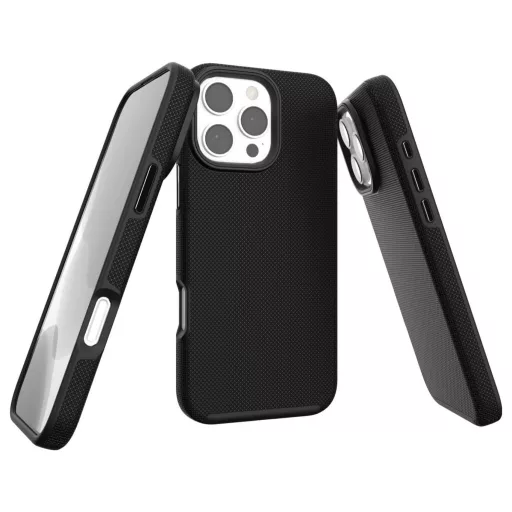 JT Berlin BackCase Pankow Solid Hátlap Apple iPhone 16 Pro Max Fekete MagSafe kompatibilis, Induktív töltés, Ütésálló 11082