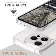   JT Berlin BackCase Pankow Clear Hátlap Apple iPhone 16 Pro Átlátszó MagSafe kompatibilis 11092