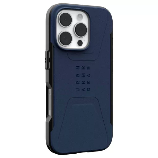 Urban Armor Gear Civilian MagSafe Case Hátlap Apple iPhone 16 Pro Kék MagSafe kompatibilis 114444115555